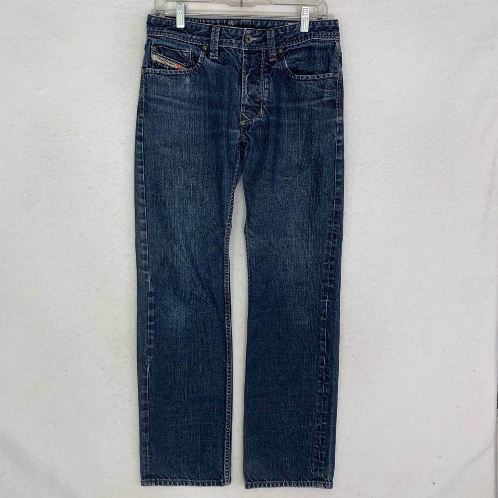 Diesel Larkee 0088Z Jeans Mens 29x31 Regular Straight Blue Denim Vintage Y2K 00s